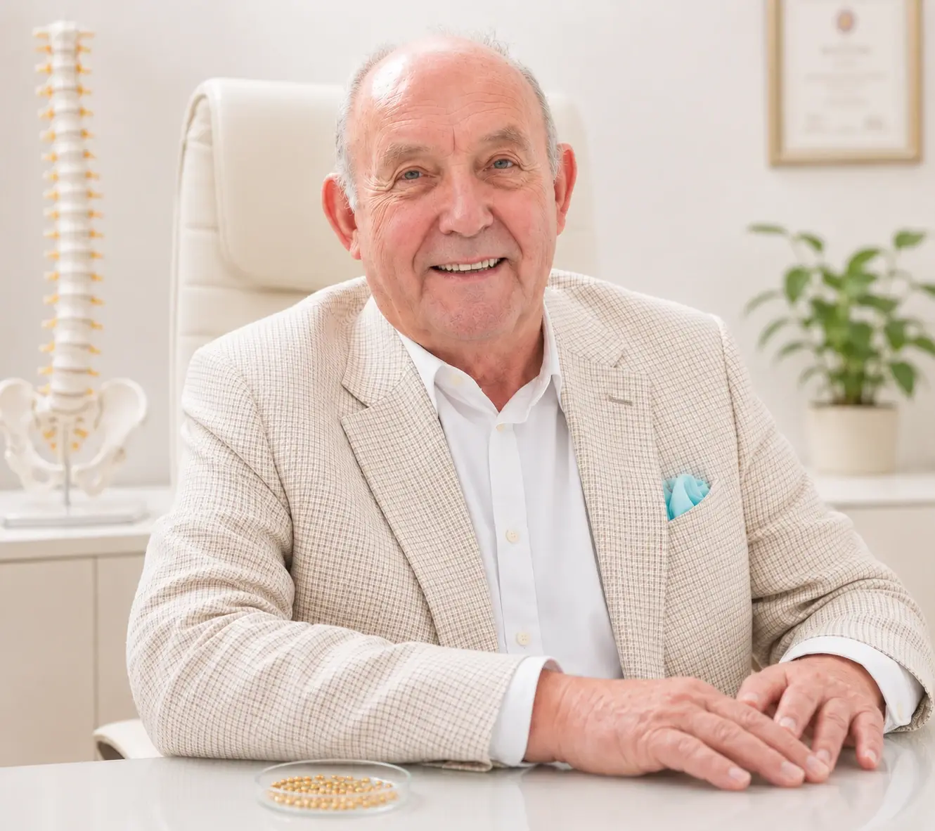 Dr. med. Karl-Dieter Hölz, Facharzt für Orthopädie in seiner Privatpraxis in Stuttgart
